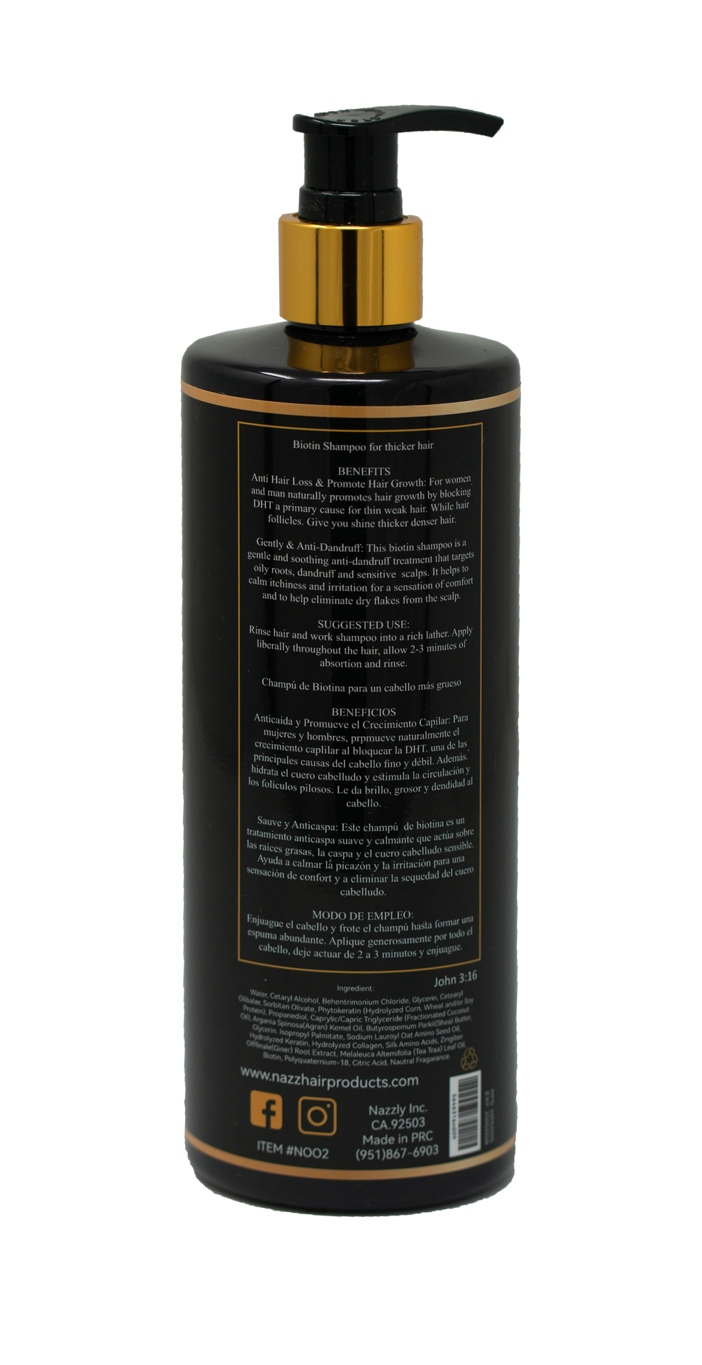 Biotin Shampoo for Thicker Hair