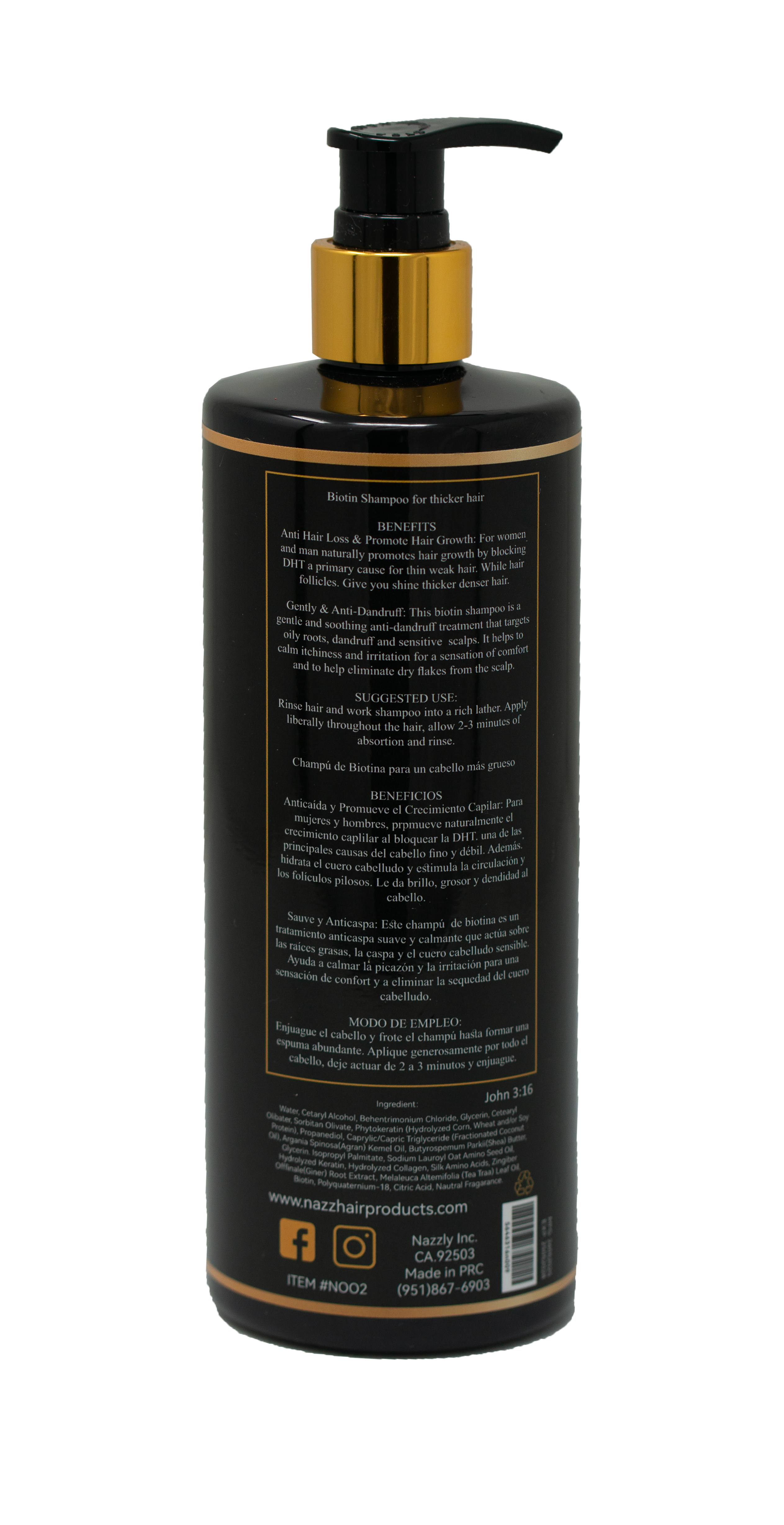 Biotin Shampoo for Thicker Hair